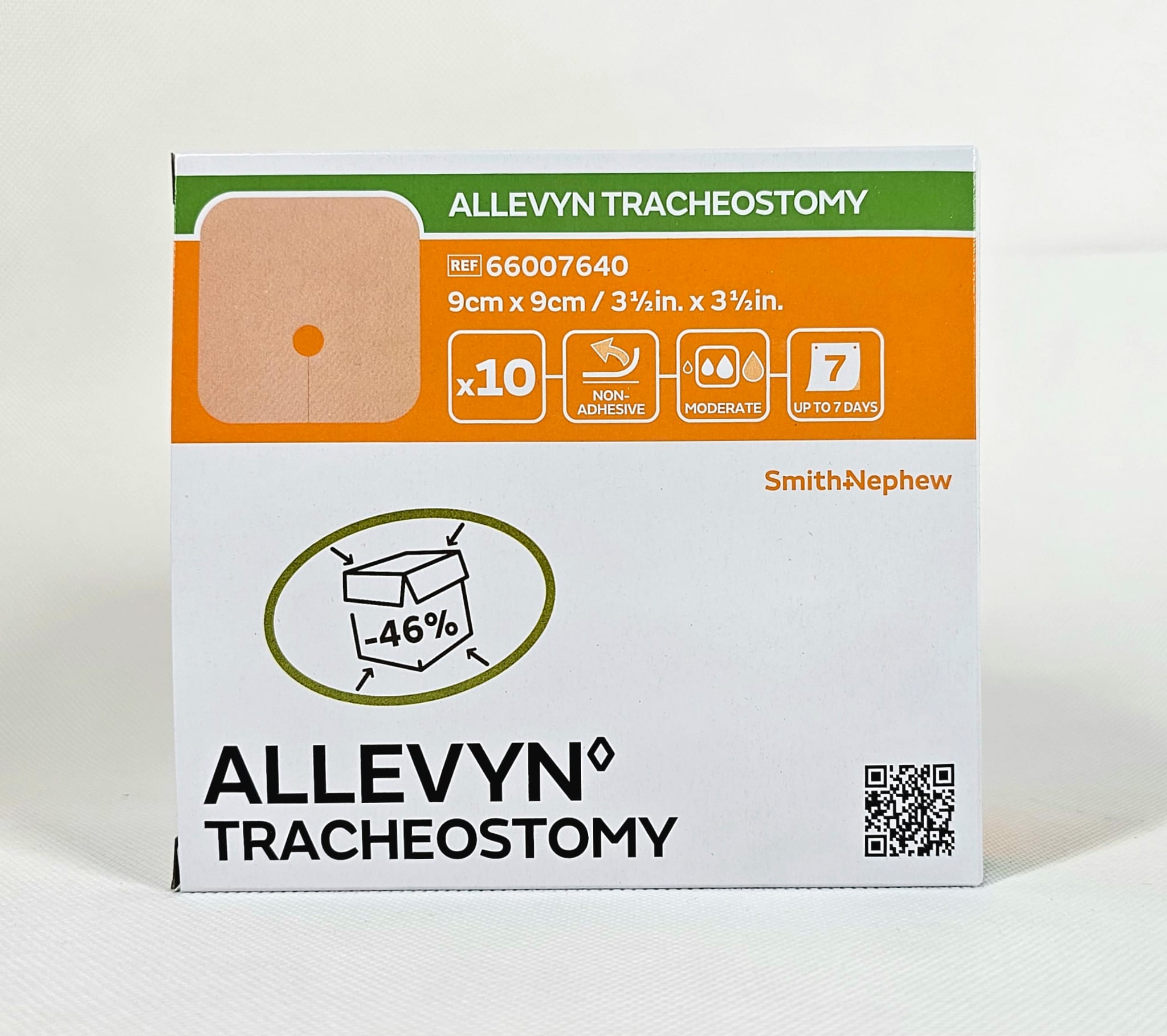 Allevyn Tracheostomie 9* 9cm 1pc Verband für Tracheostomiekanüle